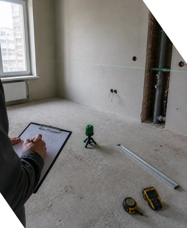 Приемка квартиры с предчистовой отделкой и экспертизой в Камышине