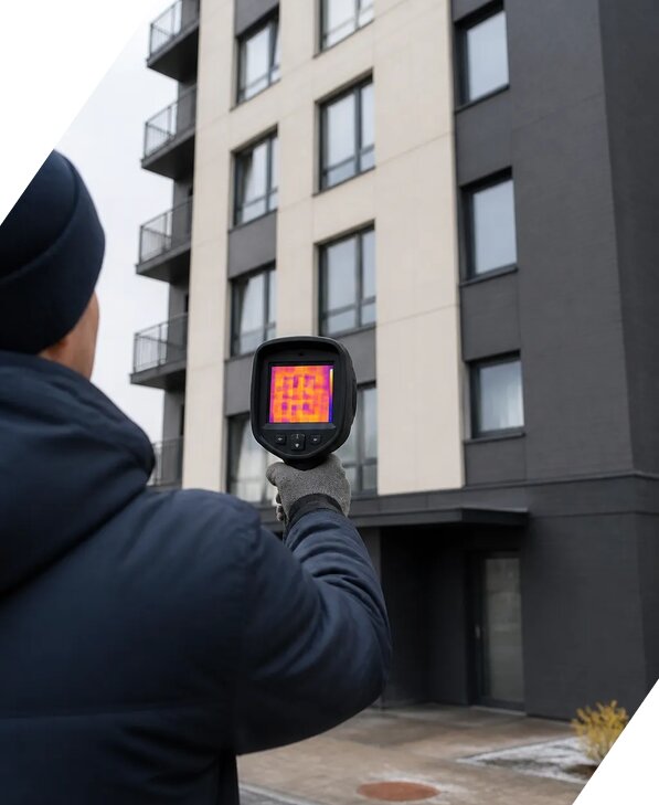 Тепловизионное обследование зданий в Камышине от 5138 р. | ЭкспертизаРоссия