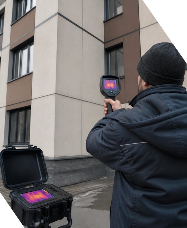 Тепловизионное обследование зданий и сооружений в Камышине